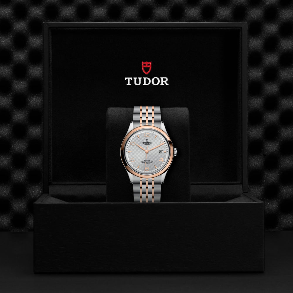 Tudor watch in its presentation box